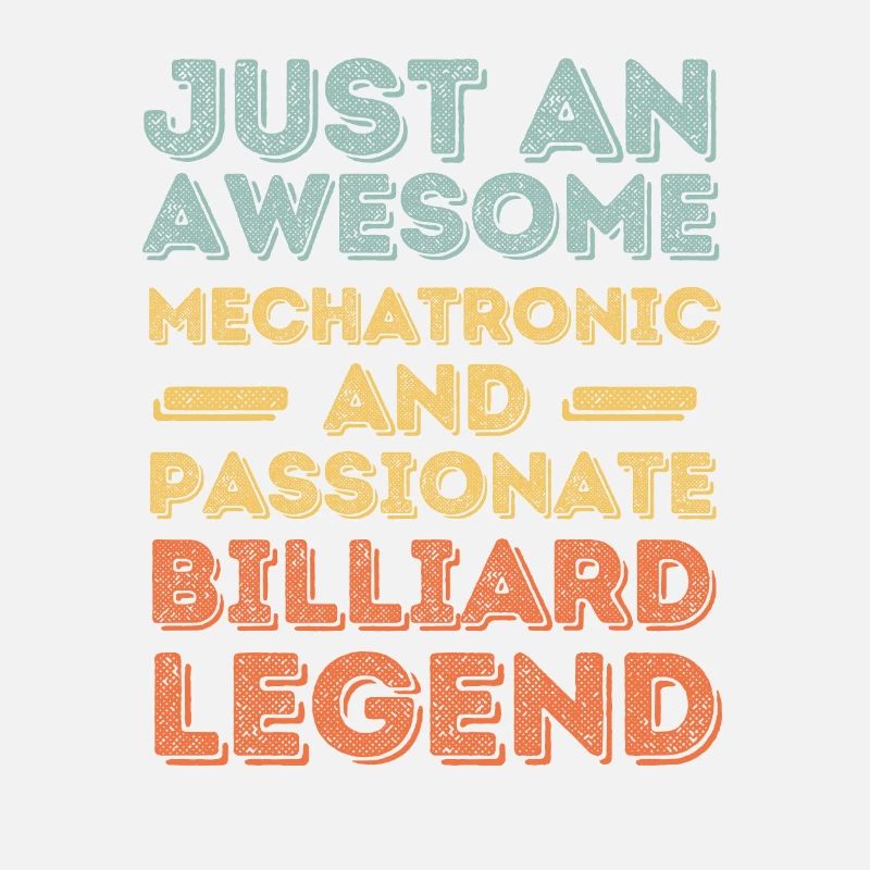Mechatroniker Billard retro