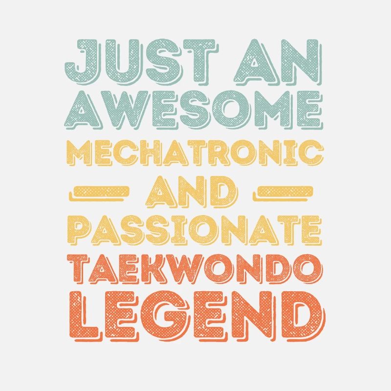Mechatronics Engineer Taekwondo retro