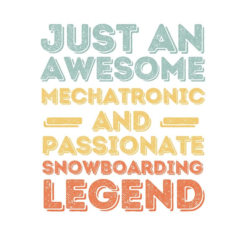 Mécatronique Technicien Snowboard rétro
