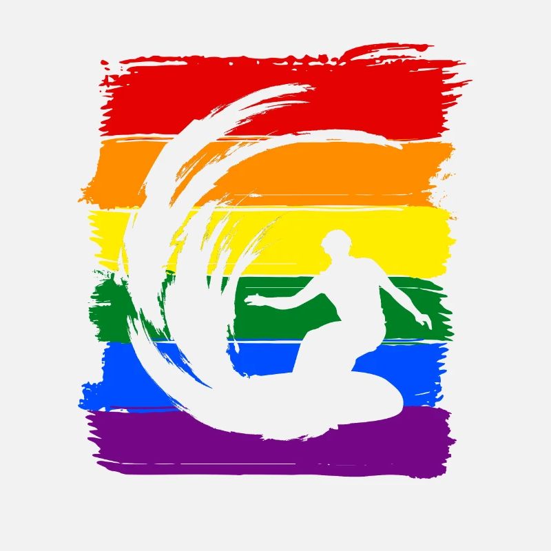 Surfer LGBT Pride