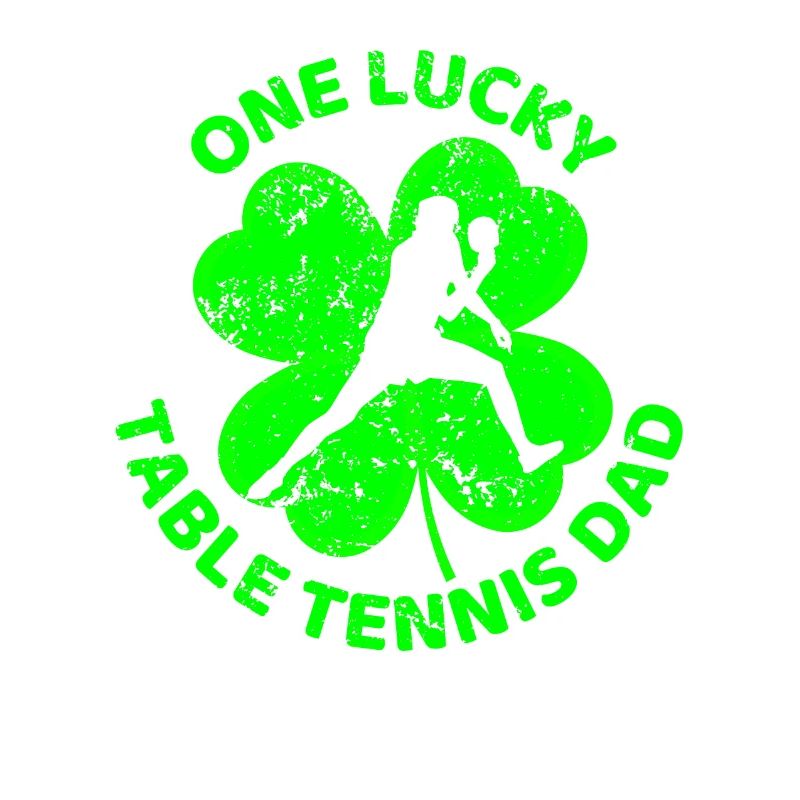 Tennis de table Trèfle de la Saint-Patrick