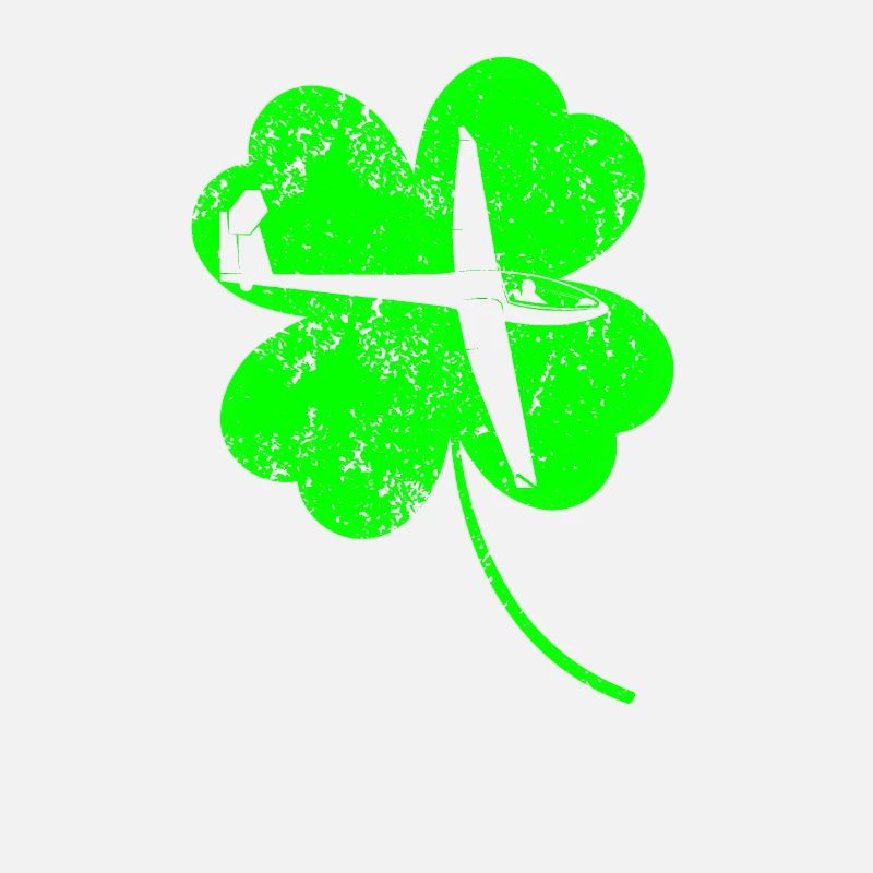 Gliding St. Patrick's day shamrock