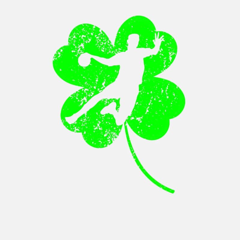 Handball St. Patrick's day shamrock