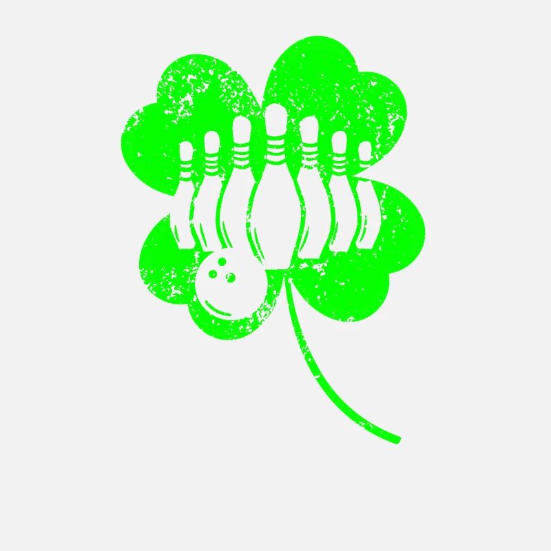 Bowling St. Patrick's day shamrock