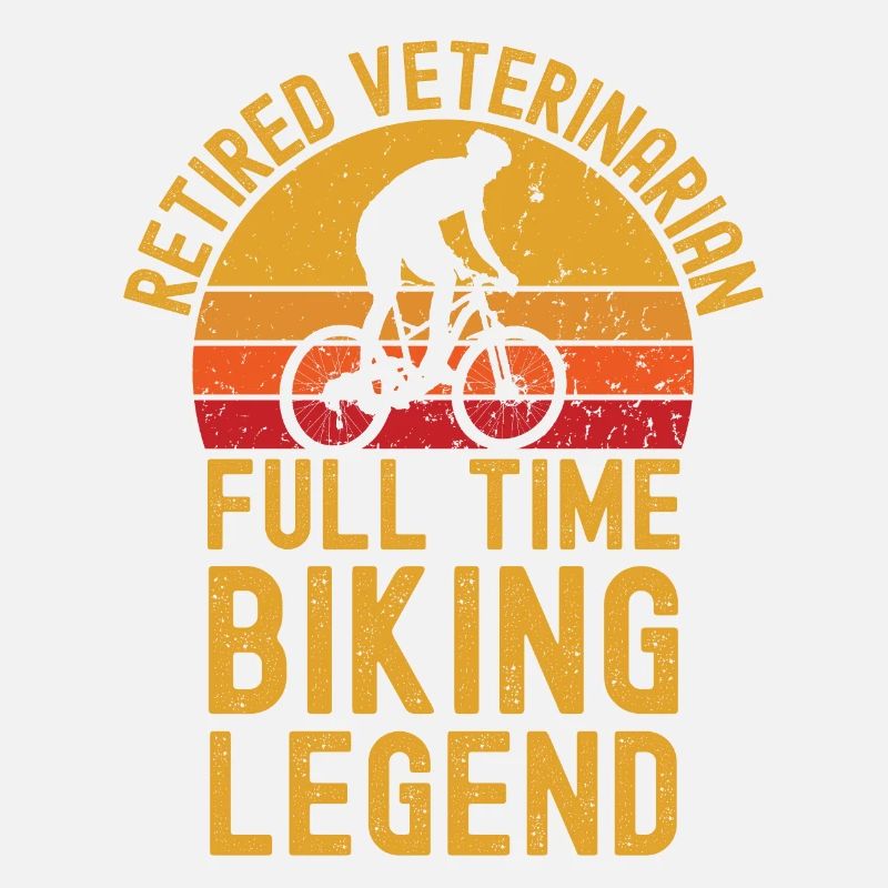 Retired veterinarian biking legend