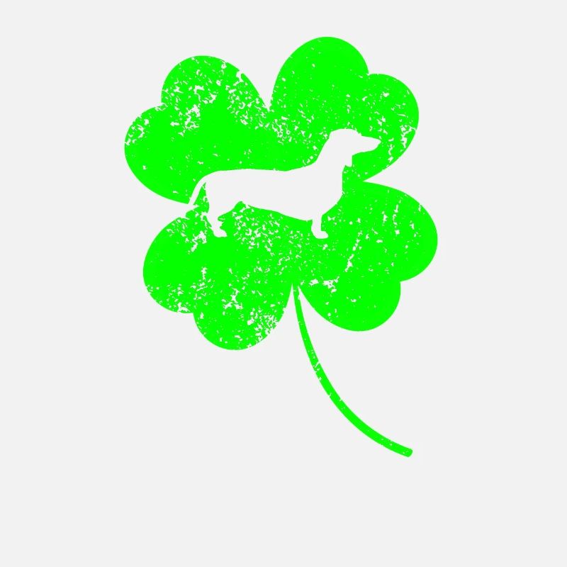 Teckel Saint-Patrick jour Trèfle