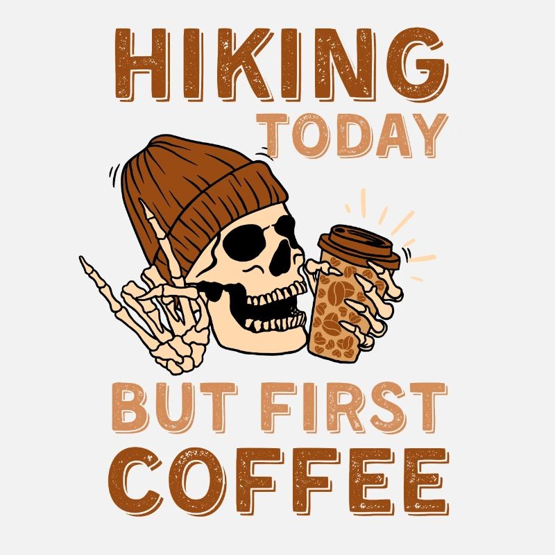 Coffee Hiking skeleton
