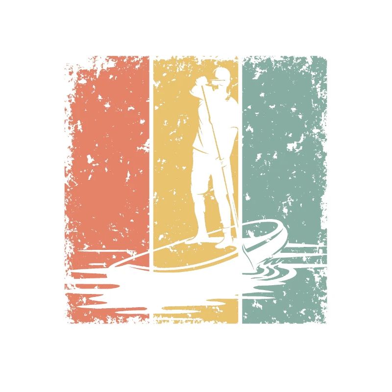 Paddleboard Retro