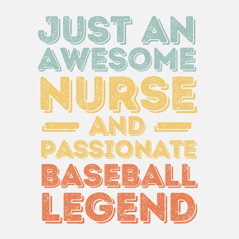 Krankenschwester Baseball-Legende retro