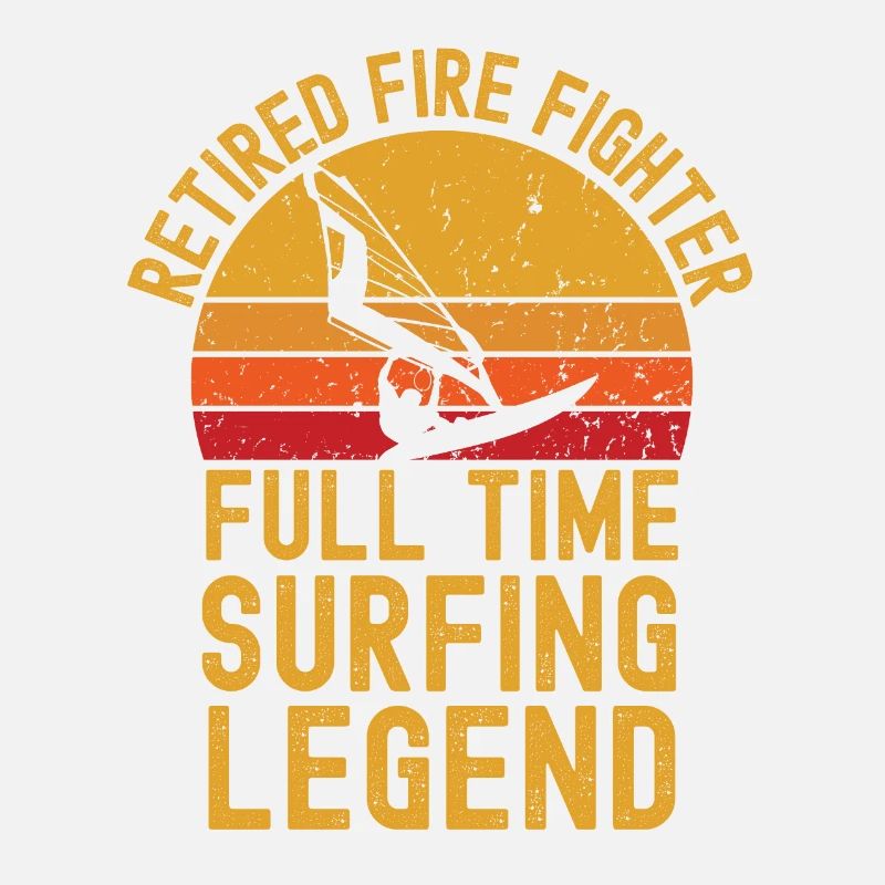 Retired fire fighter windsurfing legend