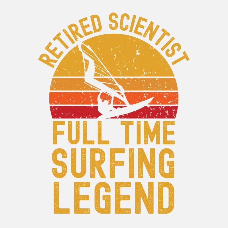 Retired scientist windsurfing legend