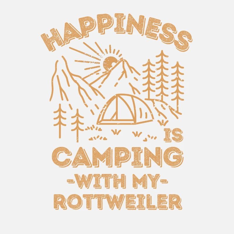 Camping mit Rottweiler