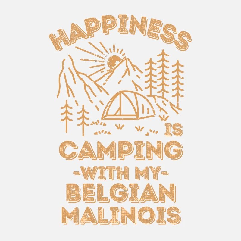 Camping avec malinois