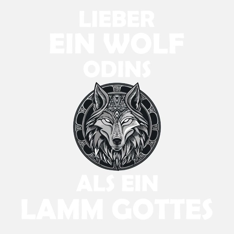 Walhalla Wolf Wölfe Odins Runen Nordischer Kompass