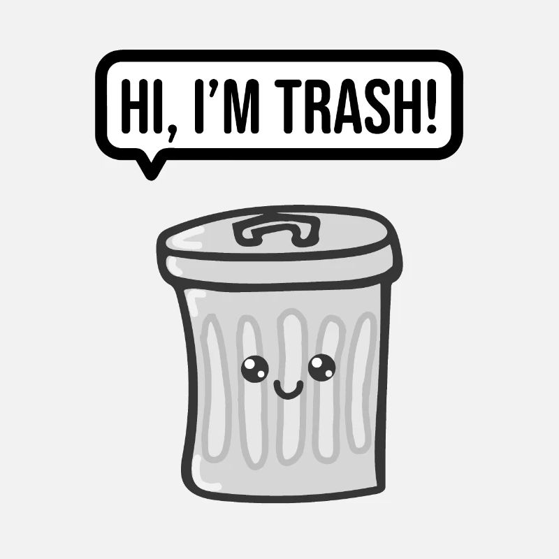 Trash Can Humor Funny Gift Ideas