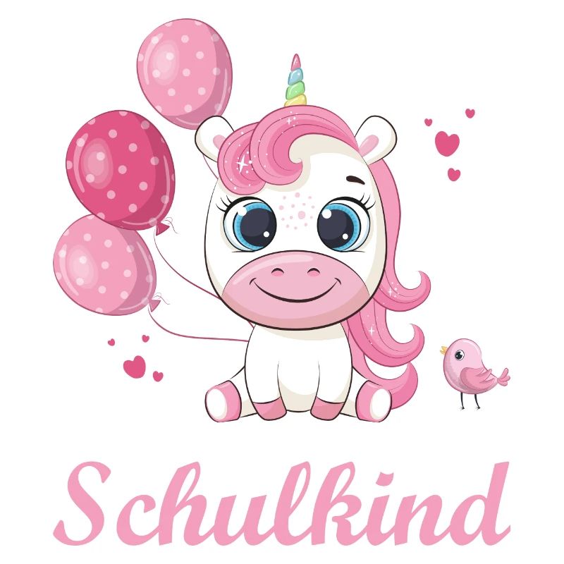 Schulkind Einhorn Glitzer Mädchen Geschenkidee