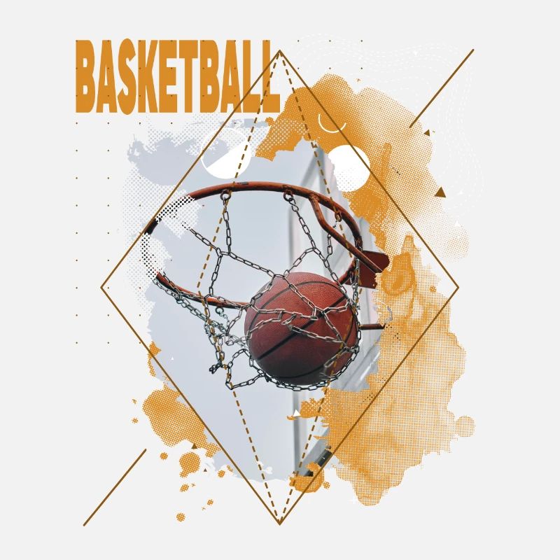 Basketteur Basketteur Basket Dunking Sport Vintage
