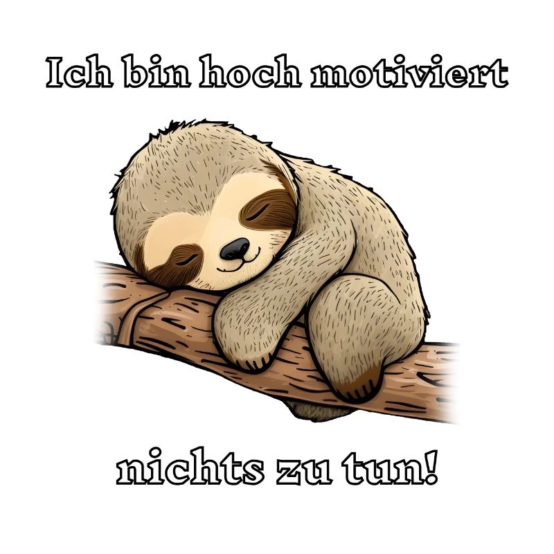 cute sloth sleeps gift idea