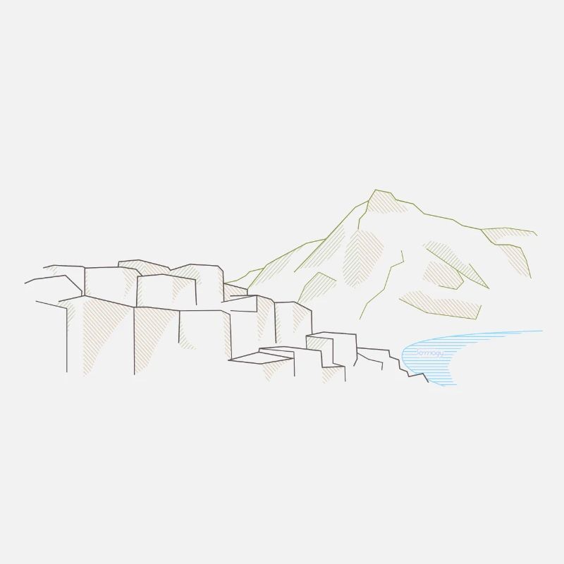 Giants Causeway | Lineart