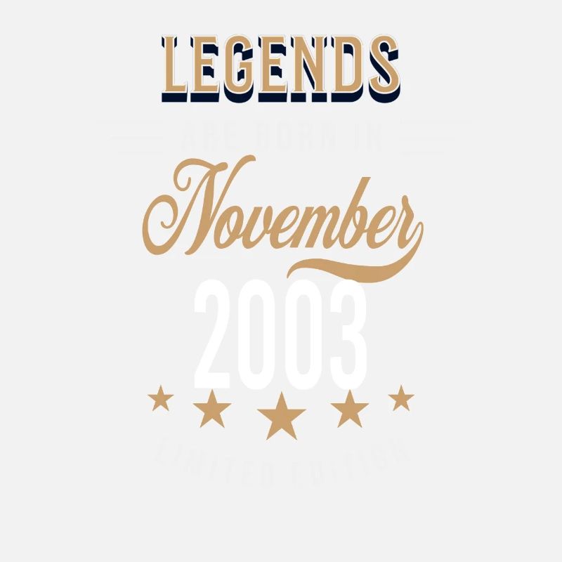 Legenden werden im November 2003 geboren