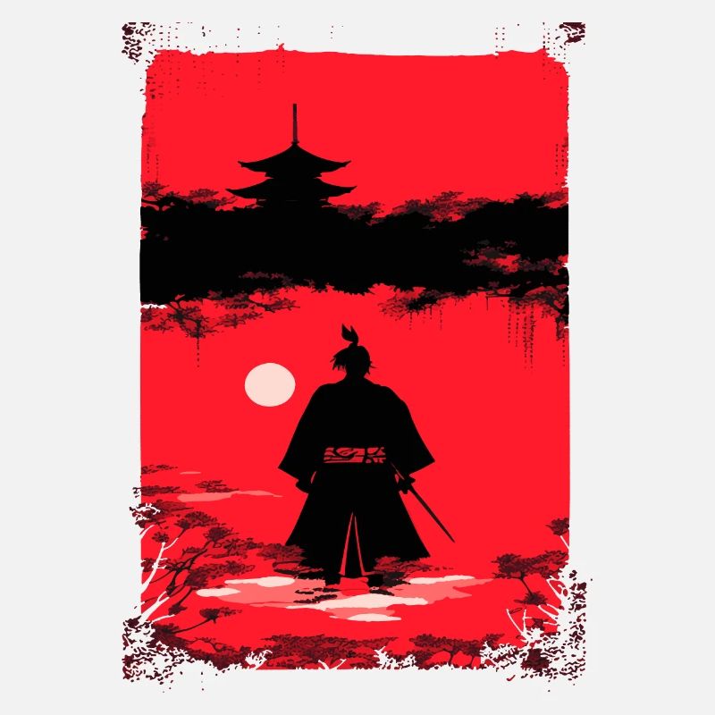 Samouraï au clair de lune