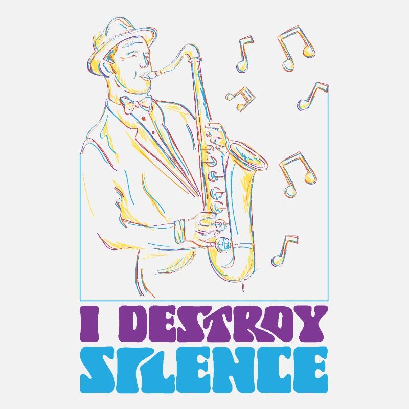 Saxophone I Destroy Silence