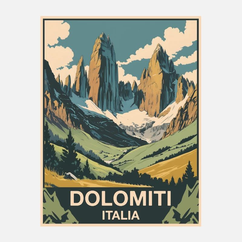 Dolomites 2 Pics carré