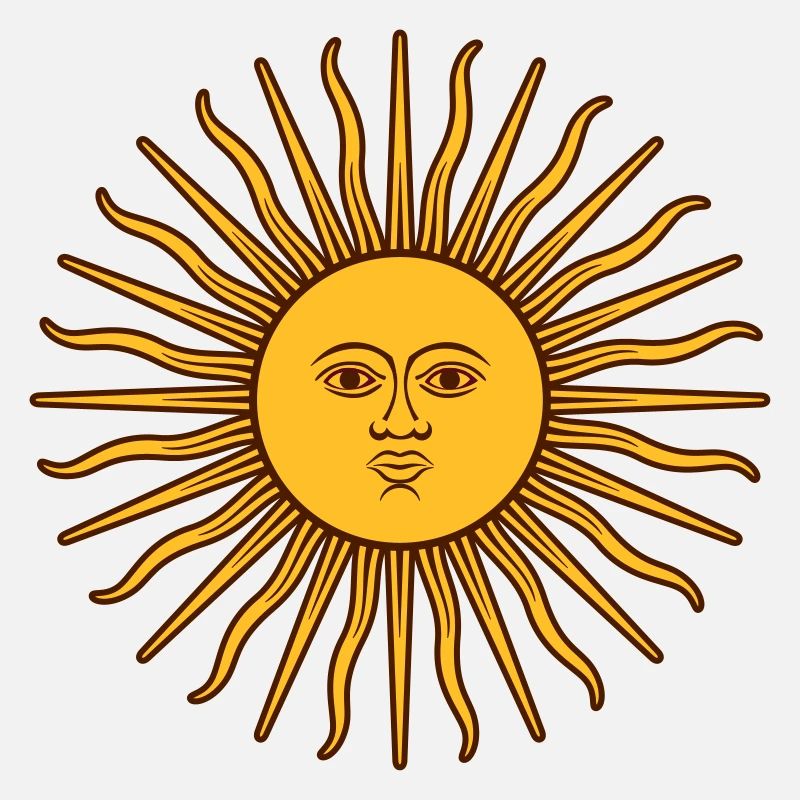 flammende sonne