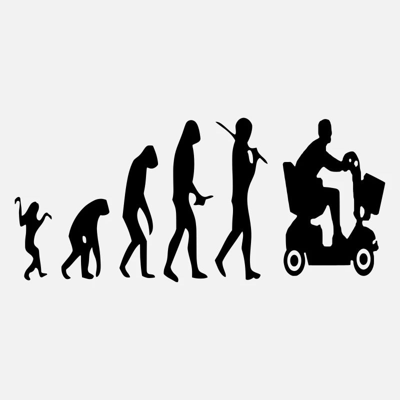 Mobility scooter evolution of disabled people #