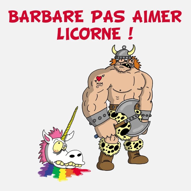 Barbare et licorne