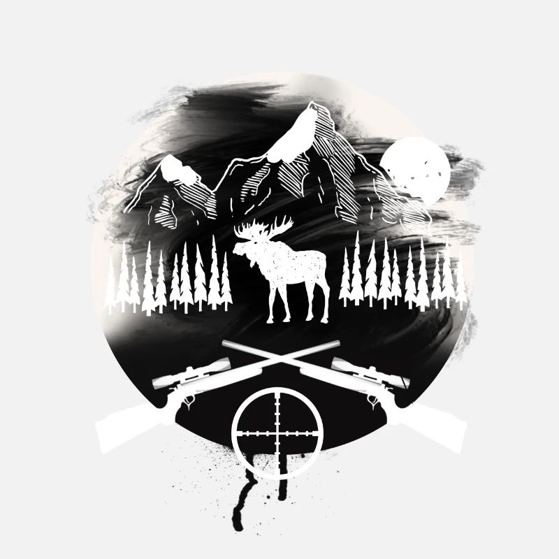 Hunter hunting elk