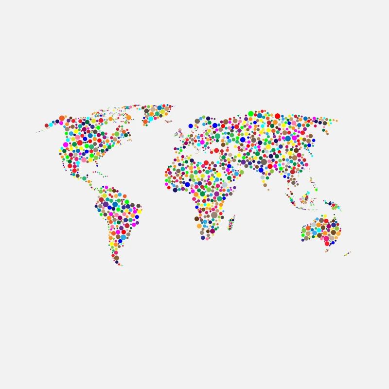EARTH DOT: Points planisphere