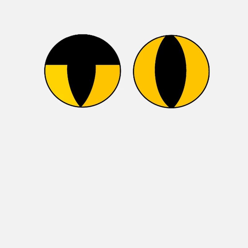 Fragende Augen cooler Katzenblick