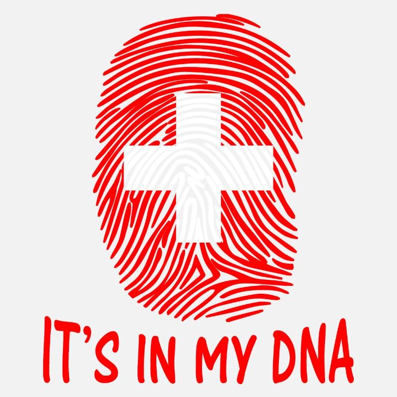 drapeau de la Suisse c'est dans mon ADN Schweiz Suisse