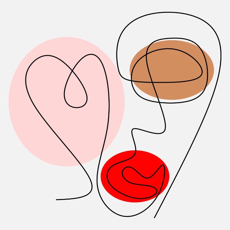 Line drawing face