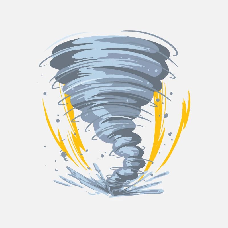 Tornade Hurricane Windsturm Idée cadeau