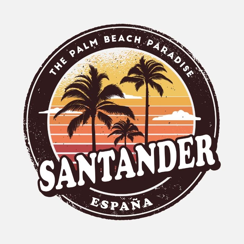 Santander Spanien Vintage Beach Design