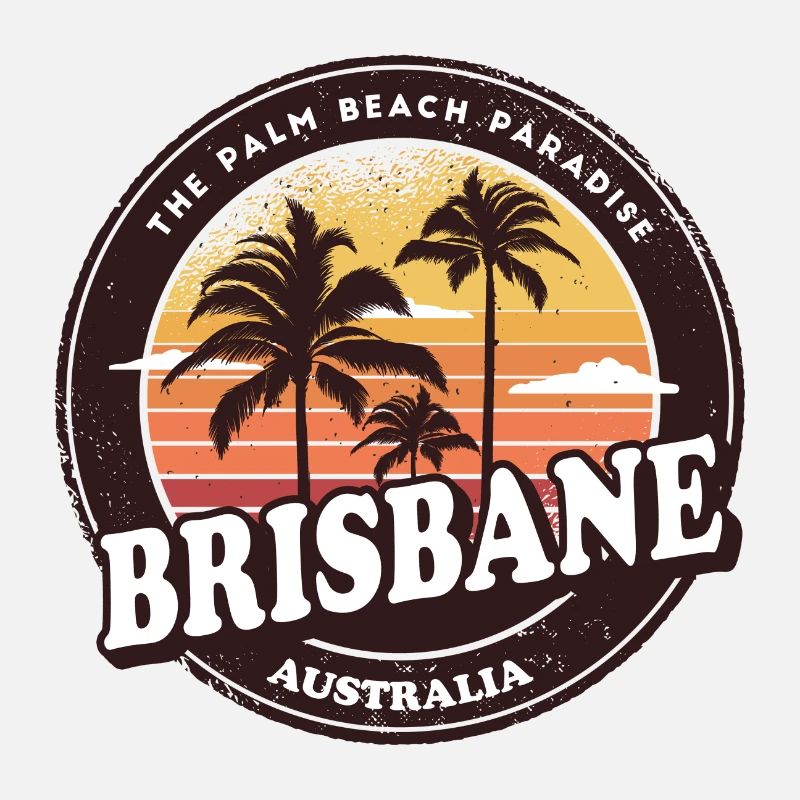 Brisbane Australien Vintage Beach Design