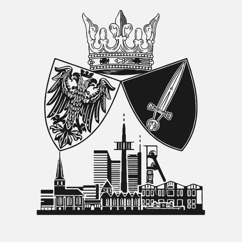 Essen - Skyline - Wappen