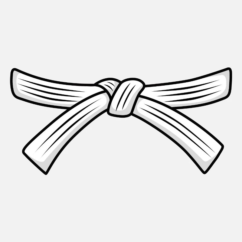 Karate belt, White belt degree Kyu Karate student