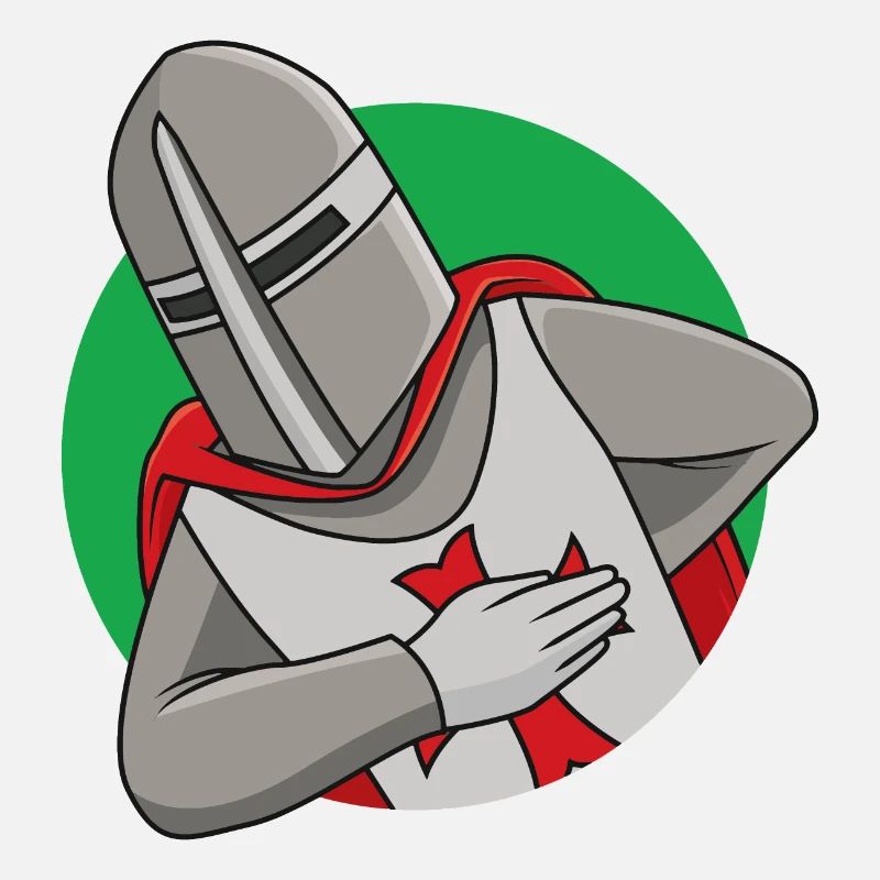 Freundlicher Ritter