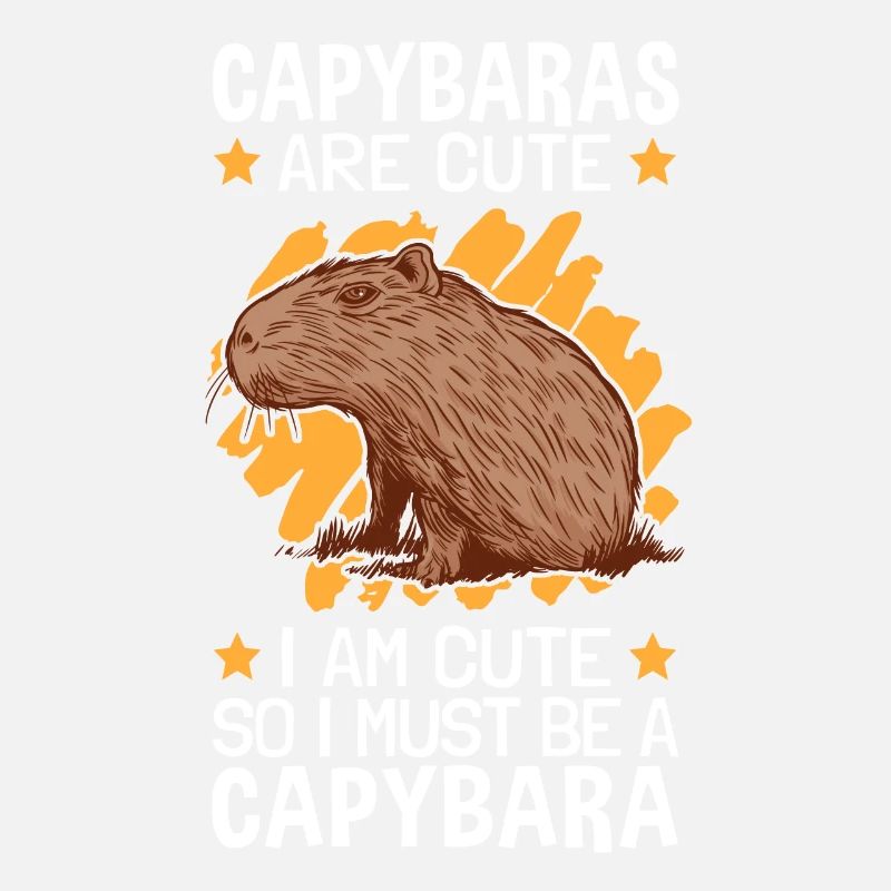 Ich bin ein Capybara Wasserschwein