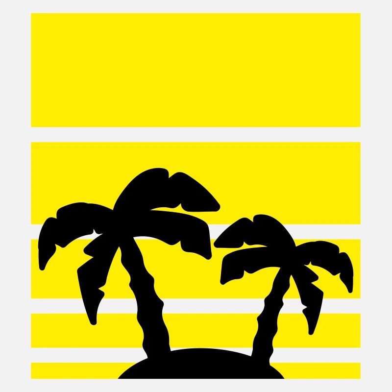 Palm Vacation Beach Pattern
