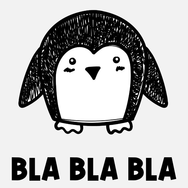 Tier Pinguin Vogel Kalt Spruch Südpol