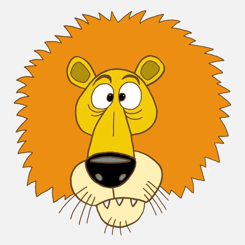 Lion that squints