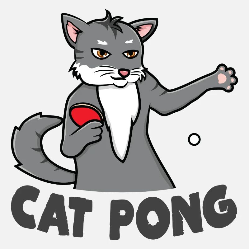 Katzen Ping Pong