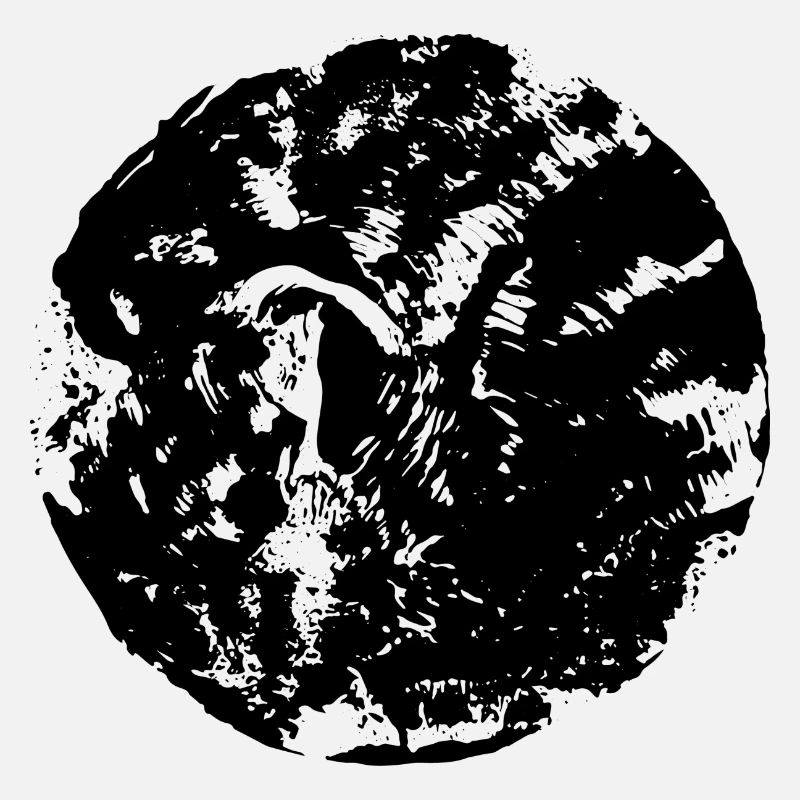 Schwarzer Kreis | Mond