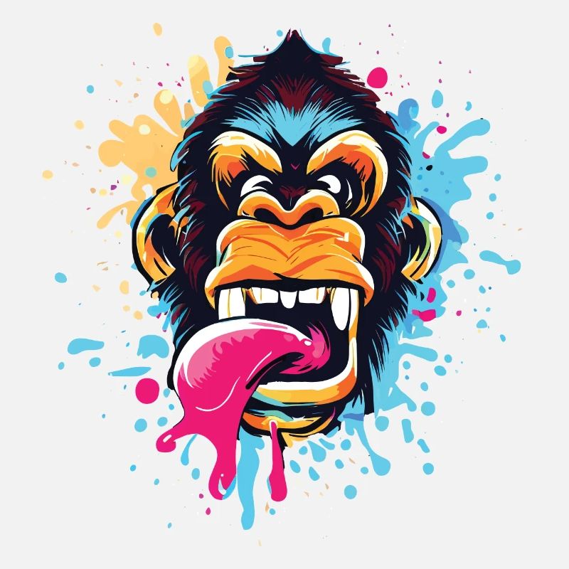 Angry Monkey Splash Urban Street