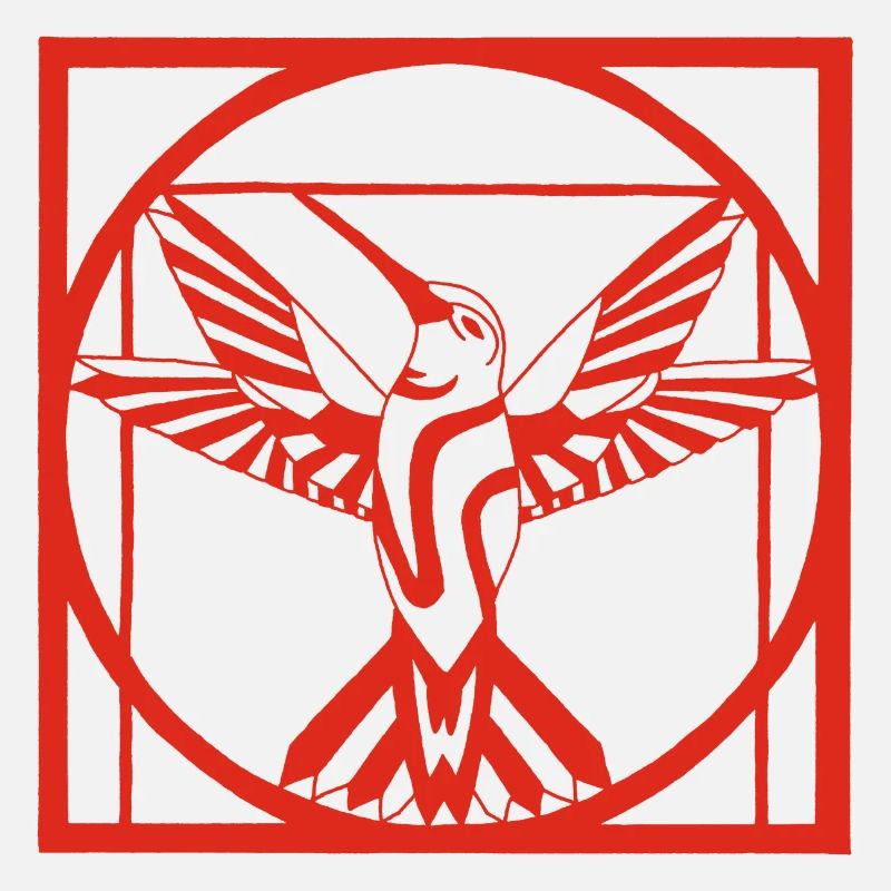 Vitruvius red bird
