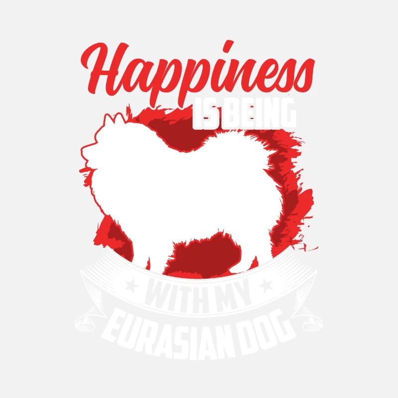 Eurasier macht glücklich Spitz Eurasian Dog